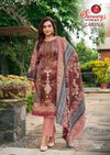 Zarina Vol 1 By Ganeshji Soft Cotton Self Embroidery Online Dress Material Wholesale

